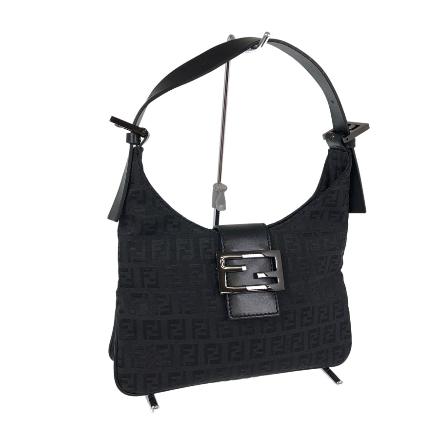 FENDI Zucchino Mini Shoulder Shoulder Bag