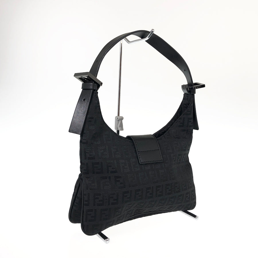 FENDI Zucchino Mini Shoulder Shoulder Bag