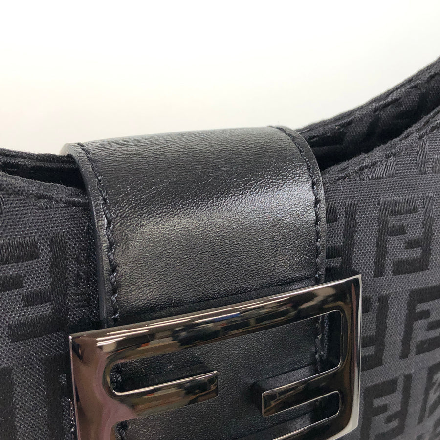 FENDI Zucchino Mini Shoulder Shoulder Bag