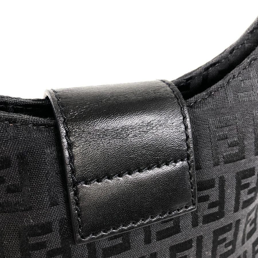 FENDI Zucchino Mini Shoulder Shoulder Bag
