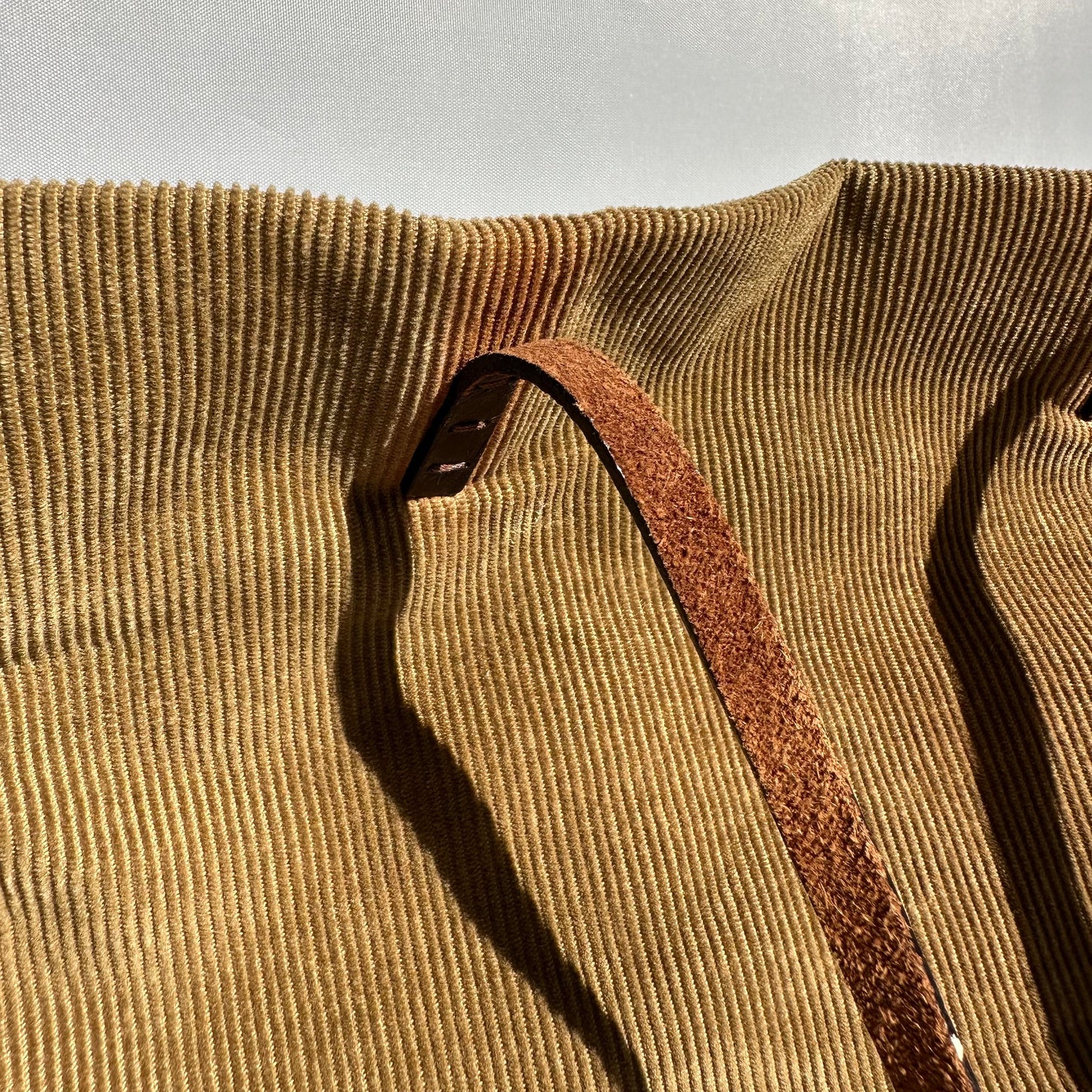 PREOWNED Fendi Tote Bag in Beige Corduroy