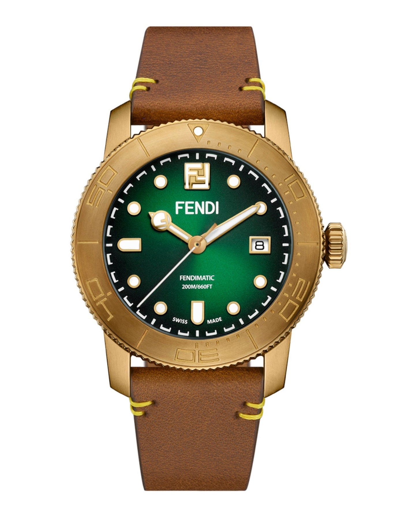 Fendi Aqua Automatic Diver Watch Mens F131020201