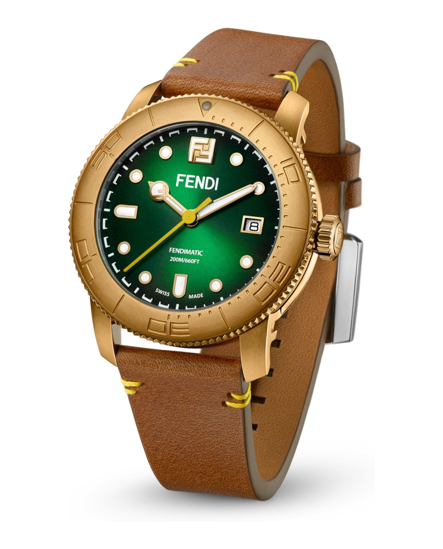 Fendi Aqua Automatic Diver Watch Mens F131020201