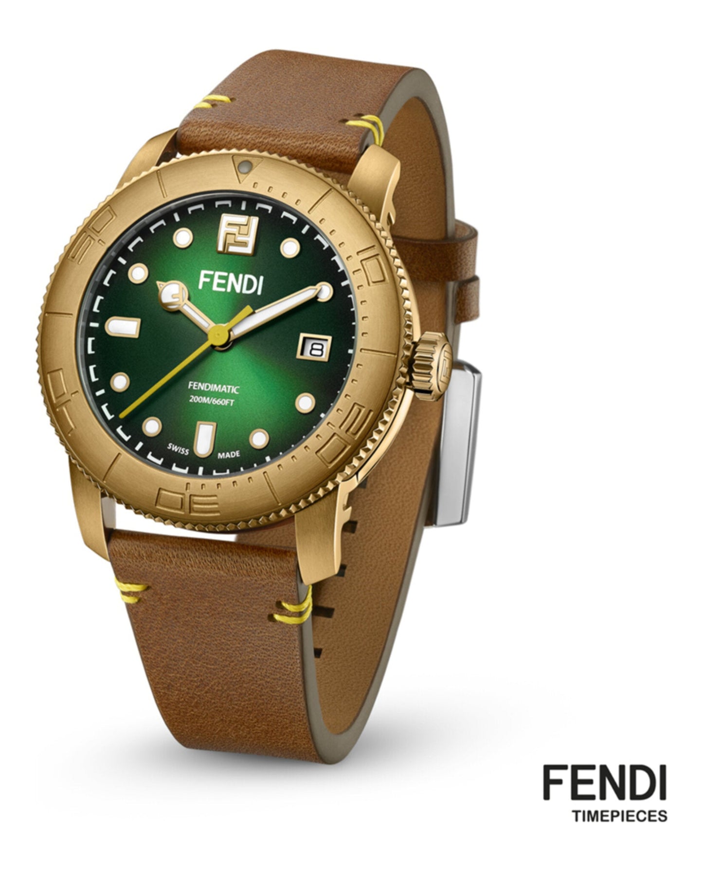 Fendi Aqua Automatic Diver Watch Mens F131020201