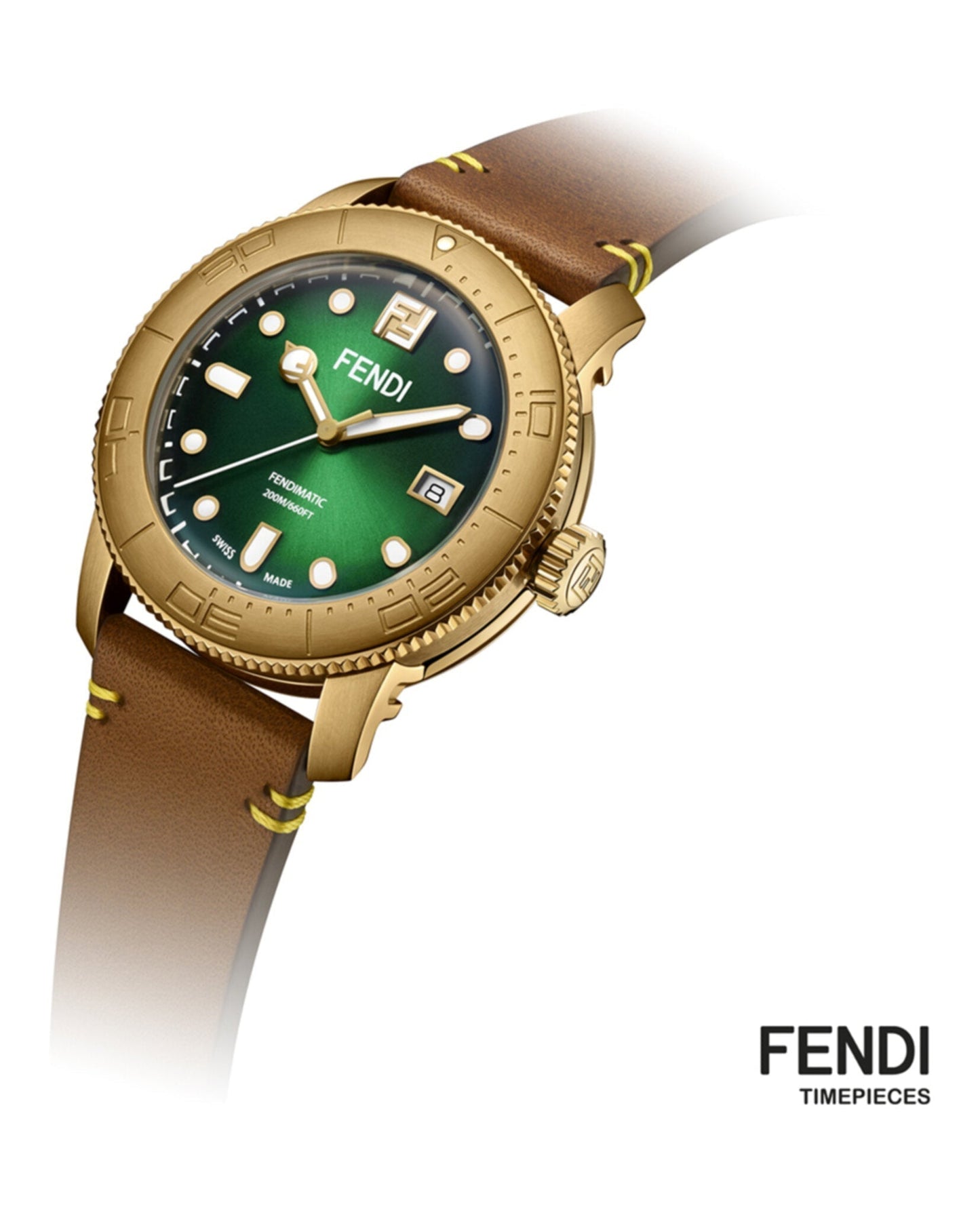 Fendi Aqua Automatic Diver Watch Mens F131020201