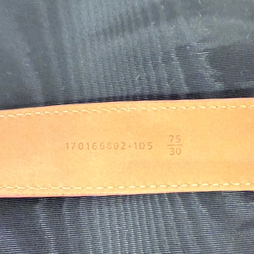 Preloved Fendi Leather Belt FM4047 Pink 70-80cm