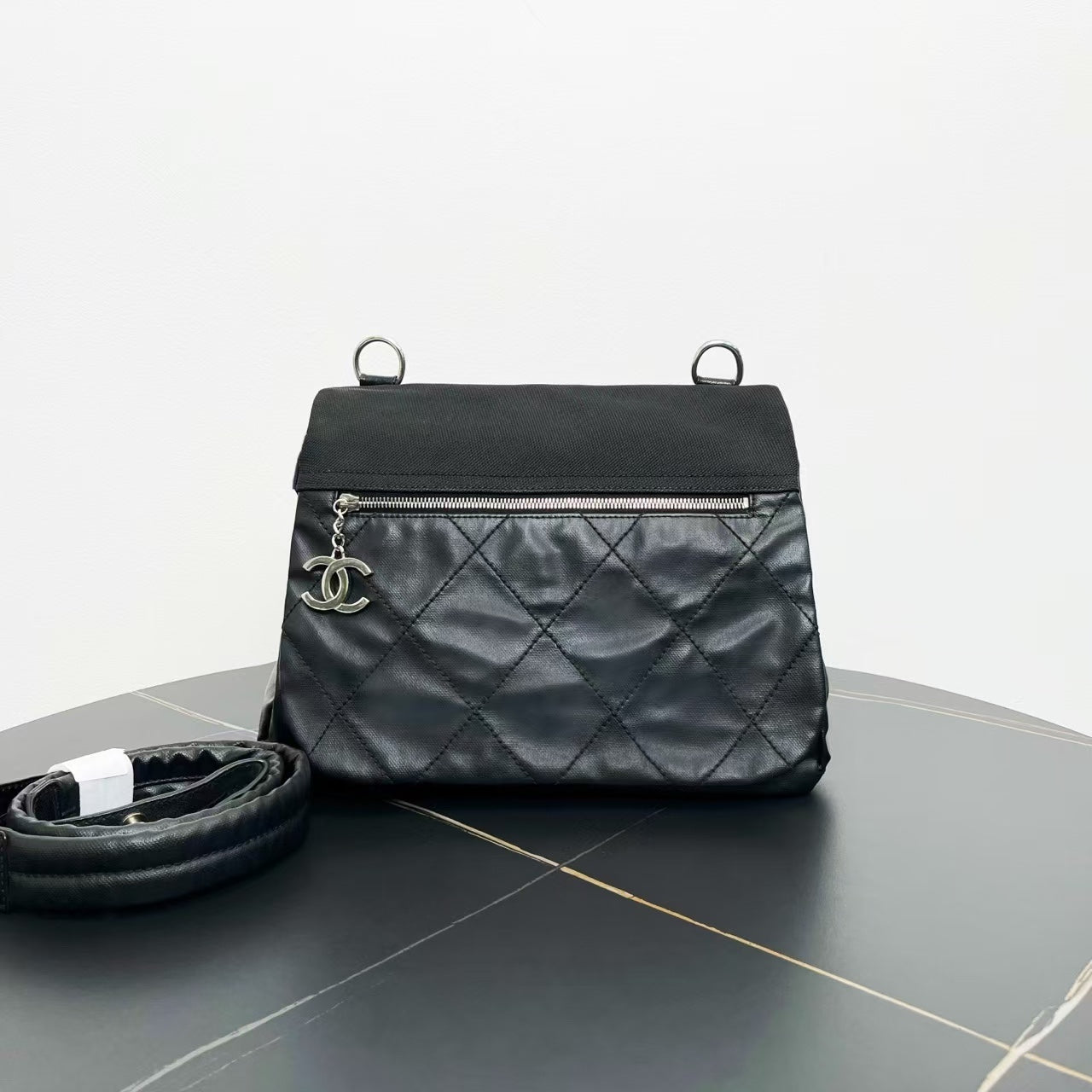 Chanel Black Quilted Leather Shoulder Bag