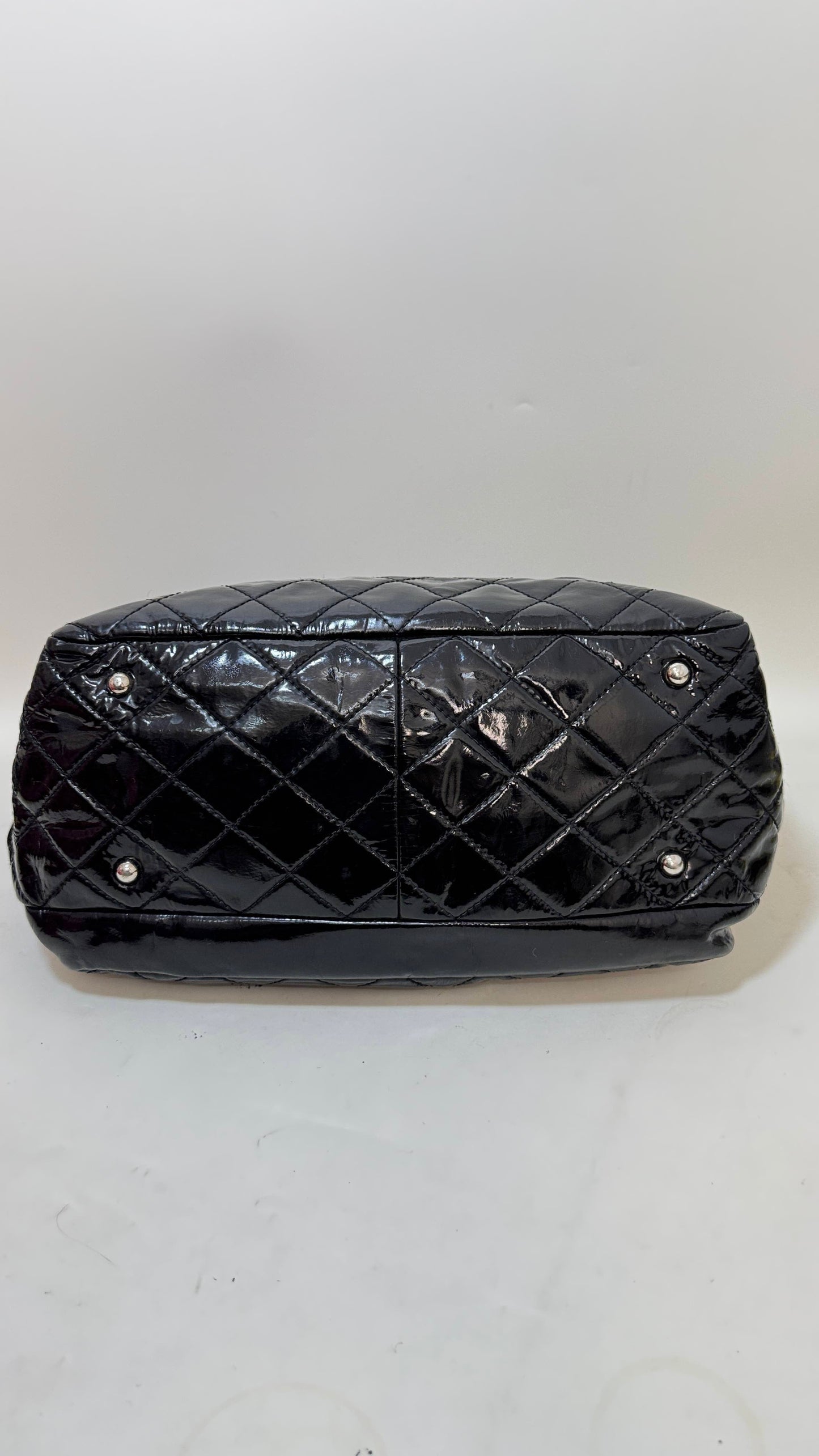 Preloved Chanel Quilted Black Tote Bag