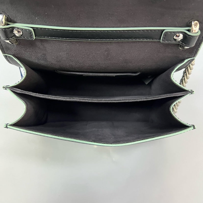 Preloved Fendi Kan I Black Leather Shoulder Bag XJ10776
