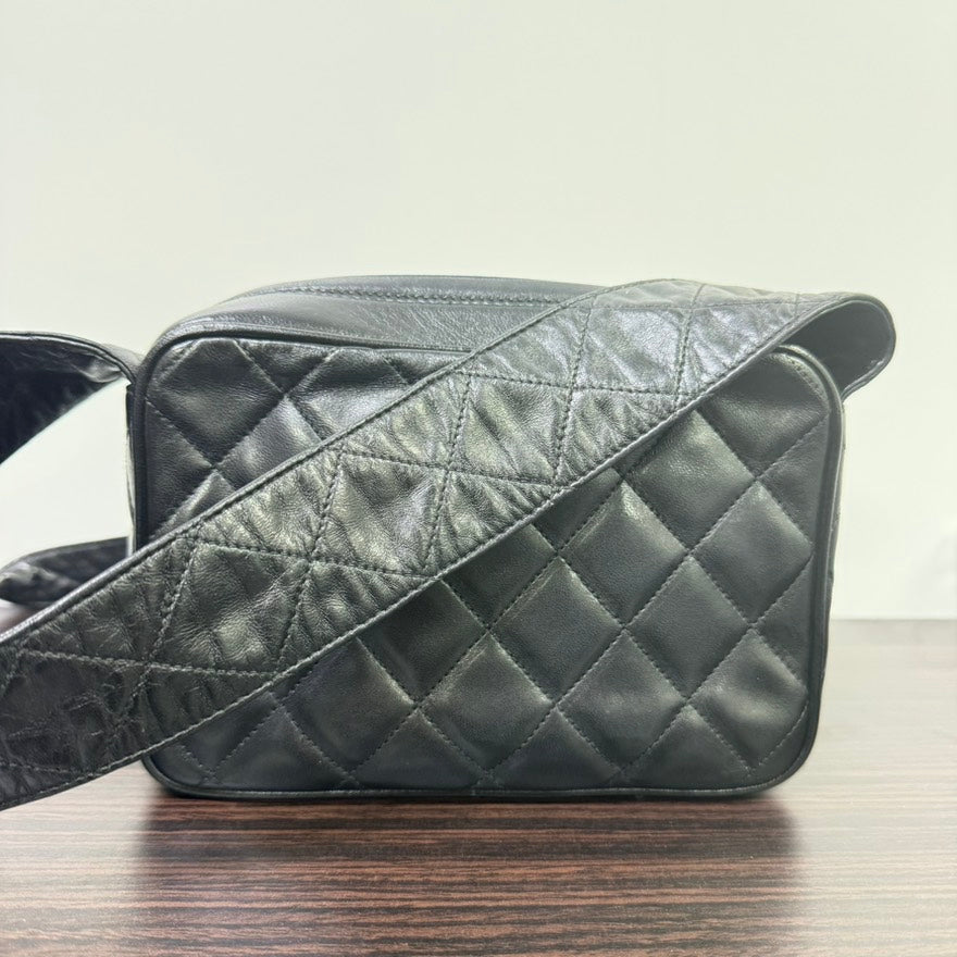 Vintage Chanel Lambskin Camera Tassel Crossbody FM0084