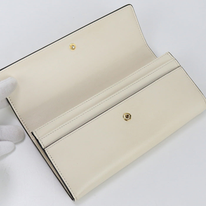 FENDI 8M0251 AAYZ Continental wallet Fendi Rome Long wallet leather White Women