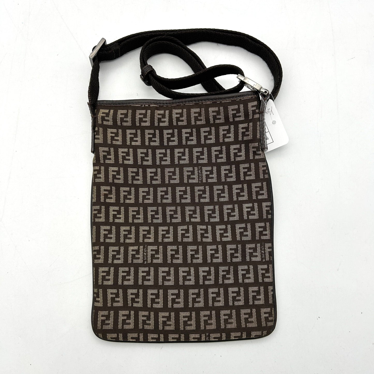 Pre-owned Fendi Zucchino Crossbody Bag - Brown Crossbody Bags, Handbags fe8811ds
