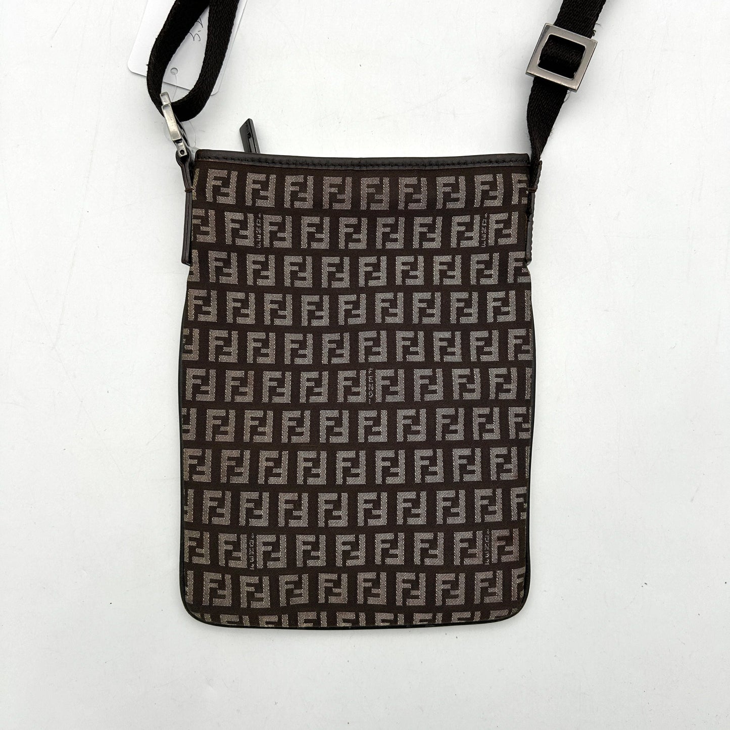 Pre-owned Fendi Zucchino Crossbody Bag - Brown Crossbody Bags, Handbags fe8811ds