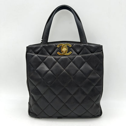 Chanel Black Caviar Leather Tote Bag LA6332
