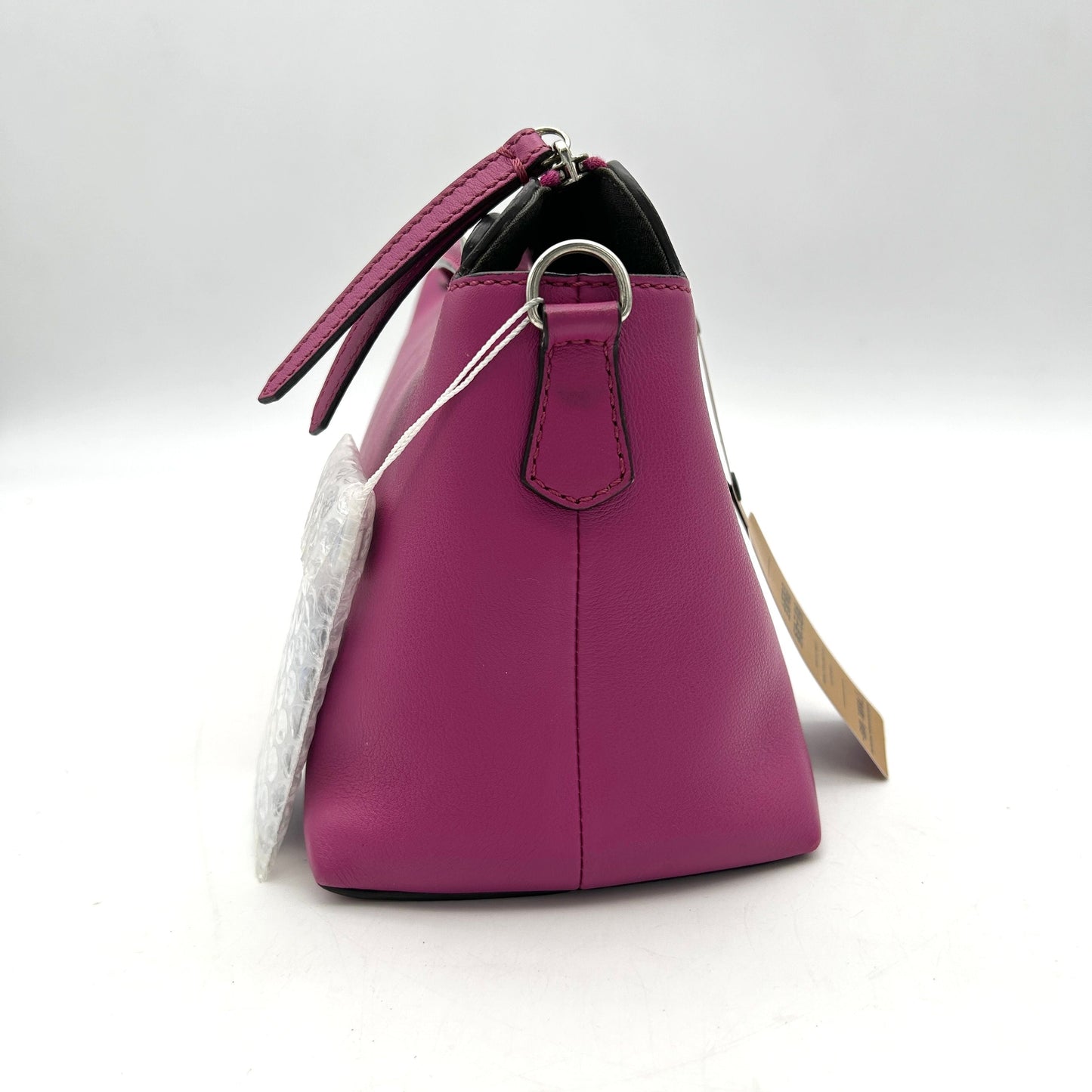 Pre-owned FENDI Vitello Dolce Medium By The Way Boston Bag Magenta CN2304200005