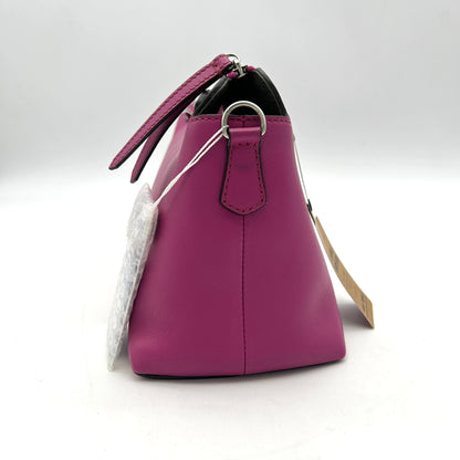 Pre-owned FENDI Vitello Dolce Medium By The Way Boston Bag Magenta CN2304200005