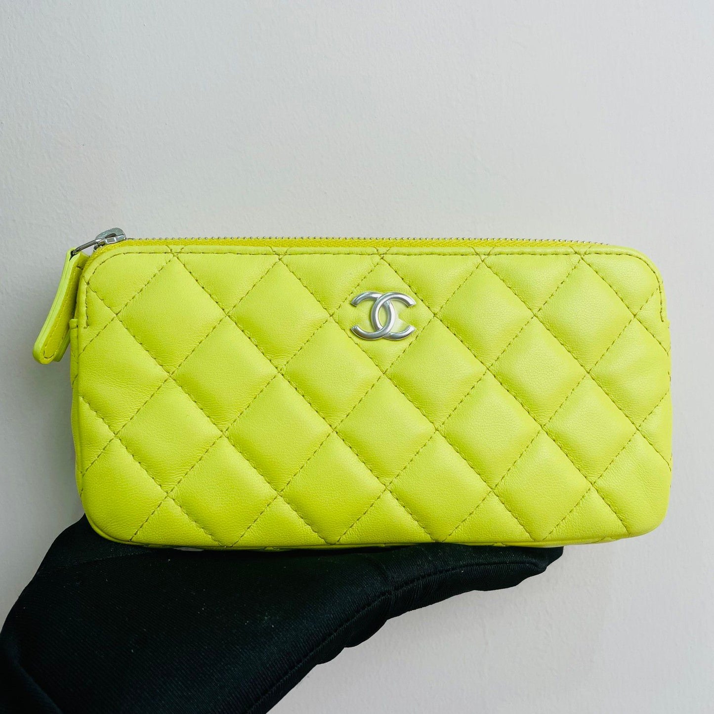 Preloved Chanel WOC Yellow 101285