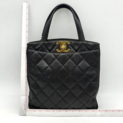 Chanel Black Caviar Leather Tote Bag LA6332