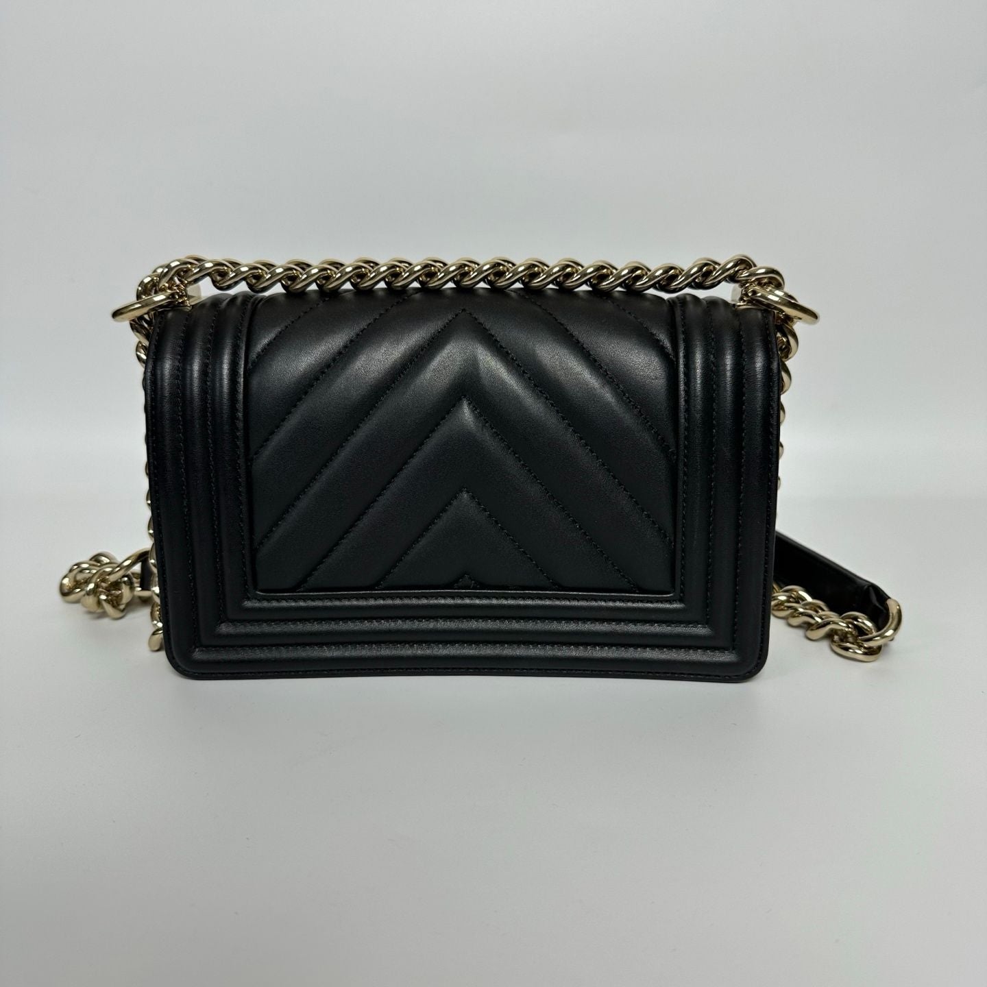 Preloved Chanel Leboy bag Black color - NG102621