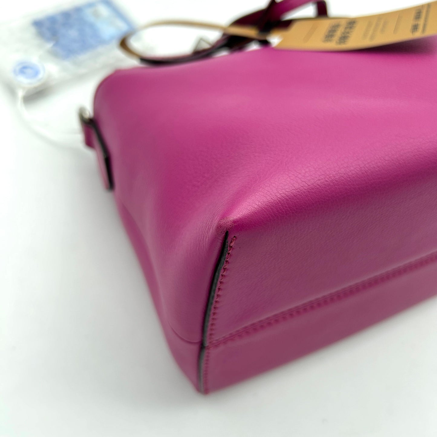 Pre-owned FENDI Vitello Dolce Medium By The Way Boston Bag Magenta CN2304200005