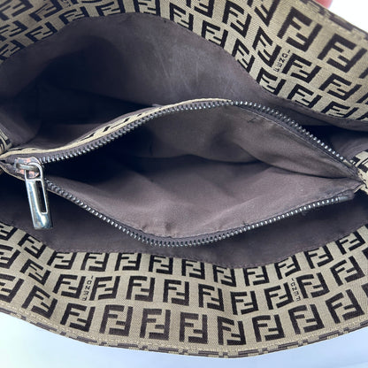 Preloved Fendi Zucca Square Tote YVEAF015
