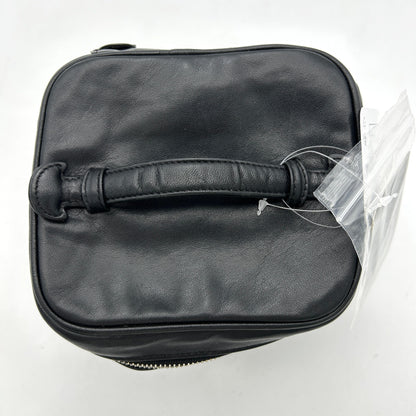 CHANEL Calfskin Cosmetic Vanity Bag Black ch7727ds