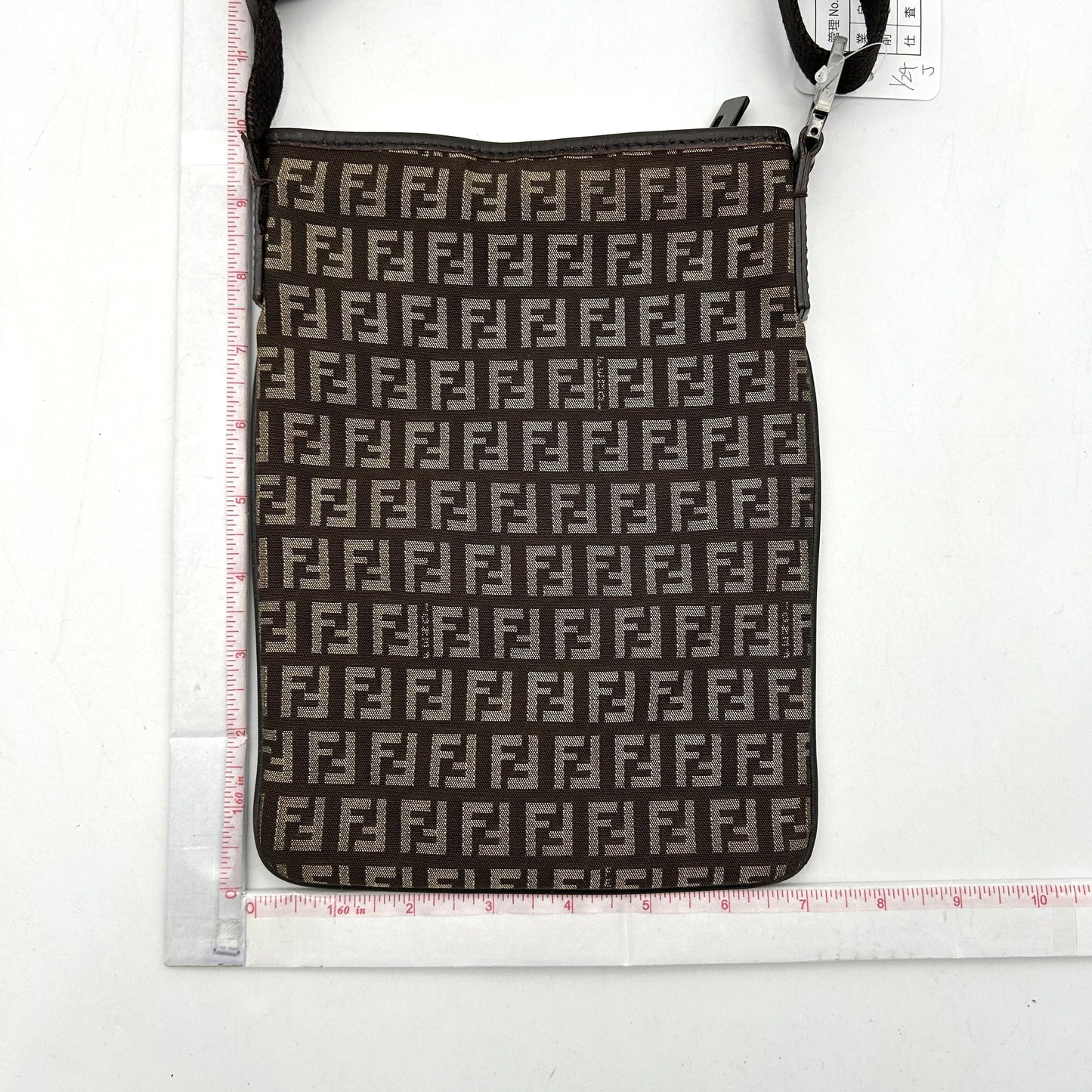 Pre-owned Fendi Zucchino Crossbody Bag - Brown Crossbody Bags, Handbags fe8811ds