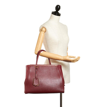 Fendi 2Jours Leather Handbag