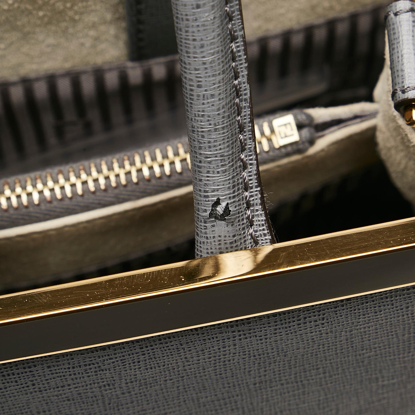 Fendi 2Jours Leather Satchel