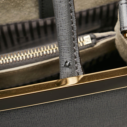 Fendi 2Jours Leather Satchel