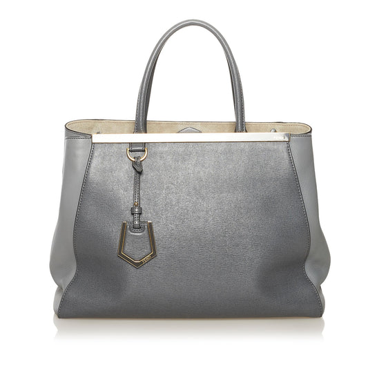 Fendi 2Jours Leather Satchel