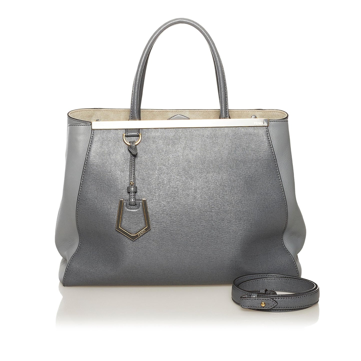 Fendi 2Jours Leather Satchel