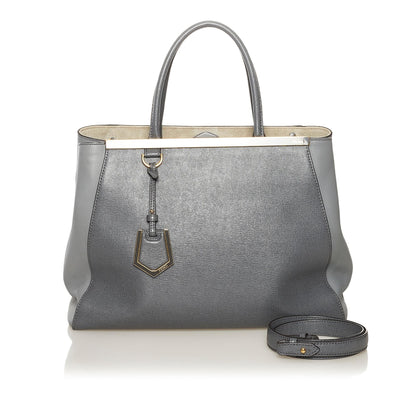 Fendi 2Jours Leather Satchel