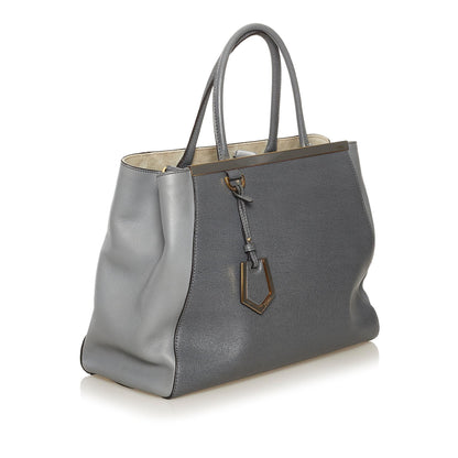 Fendi 2Jours Leather Satchel