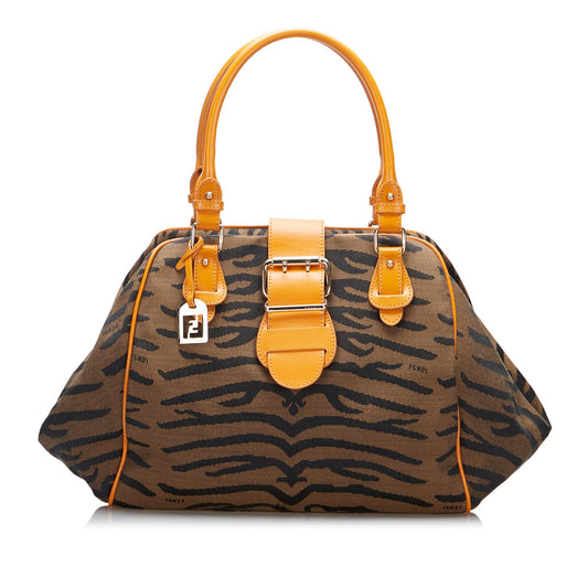 Fendi Animal Print Handbag