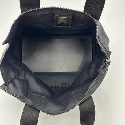 Preloved Fendi Logo Nylon Mini Totebag Black YVEAE741