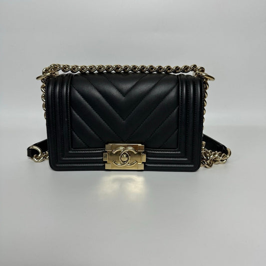 Preloved Chanel Leboy bag Black color - NG102621