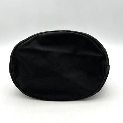 Pre-owned FENDI FF Canvas Bucket Bag Black fe4411bd