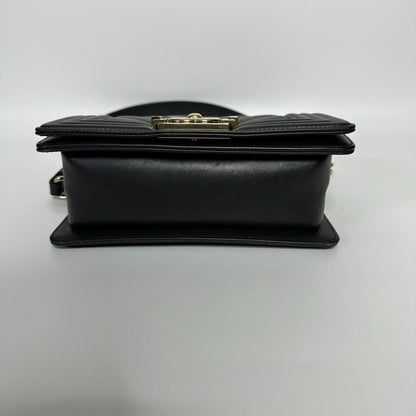 Preloved Chanel Leboy bag Black color - NG102621