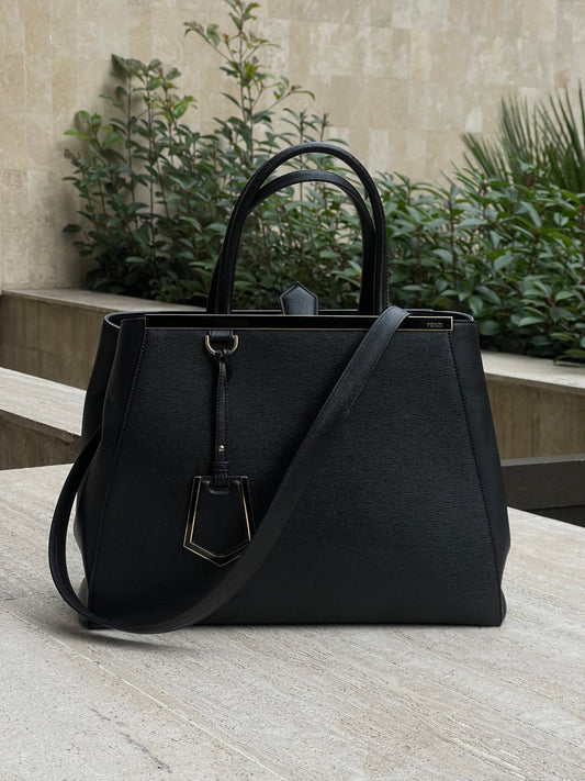 FENDI - sac 2jours noir