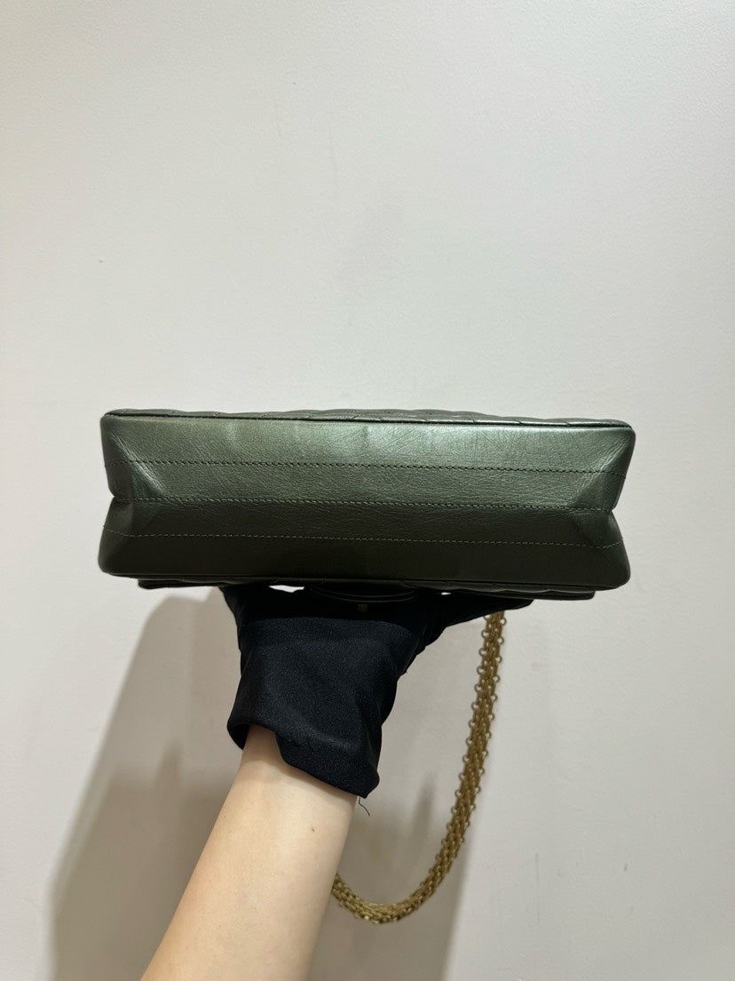 Chanel 2.55 Small Olive Green Handbag