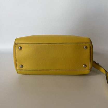 Fendi 2Jours Mustard Yellow Tote Bag