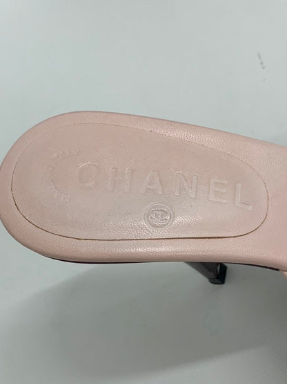 CHANEL Beige Strappy Sandals