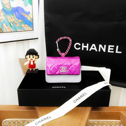 Preloved Chanel Wallet 24C in Pink Quilted Leather