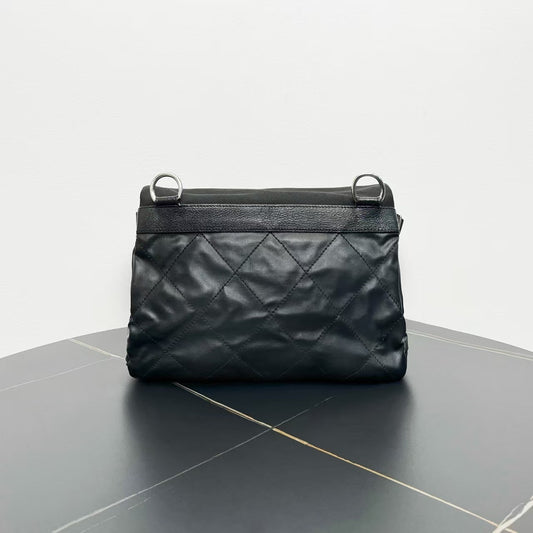 Chanel Black Quilted Leather Shoulder Bag