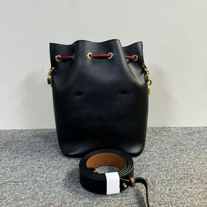 Preloved Fendi Mon Tresor Black Leather Bucket Bag