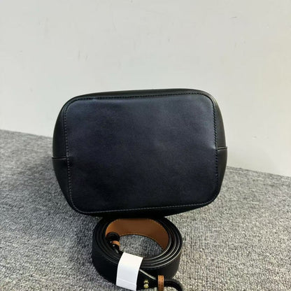 Preloved Fendi Mon Tresor Black Leather Bucket Bag