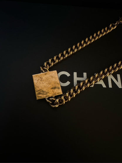 Chanel Cambon Enamel Black Necklace 21A FULL SET