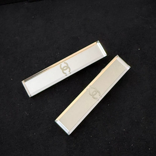 Vintage Chanel Clip-on Earrings 03C TKB Beige