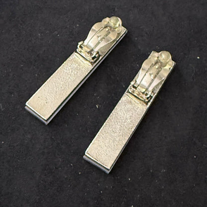 Vintage Chanel Clip-on Earrings 03C TKB Beige